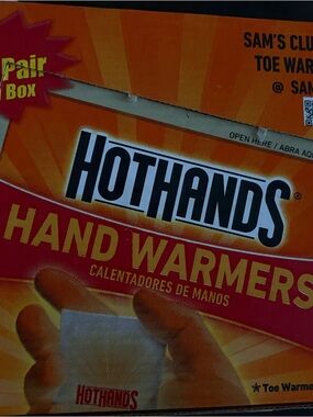 HotHands Hand Warmers - Orange and Yellow Packaging